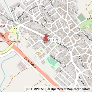 Mappa Via Giovanni Battista Tuveri, 4, 09027 Serrenti, Medio Campidano (Sardegna)