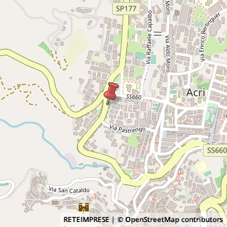Mappa Via Pastrengo, 114, 87041 Acri, Cosenza (Calabria)