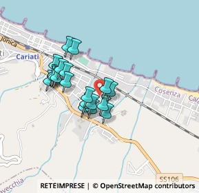 Mappa Via Mingiani, 87062 Cariati CS, Italia (0.3755)