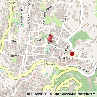 Mappa Via Campo Sportivo, 23, 87041 Acri, Cosenza (Calabria)