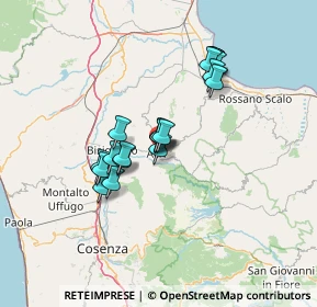 Mappa Via Alessandro Fleming, 87041 Acri CS, Italia (11.6925)