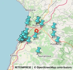 Mappa Contrada Bosco Selvaggio, 89016 Rizziconi RC, Italia (6.8705)