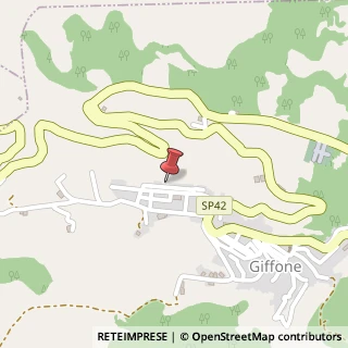 Mappa Via Giuseppe di Vittorio, 16, 89020 Giffone, Reggio di Calabria (Calabria)