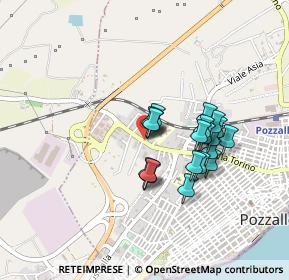 Mappa Via dello Stadio, 97016 Pozzallo RG, Italia (0.386)