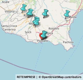 Mappa Contrada Palamentano, 97016 Pozzallo RG, Italia (14.7175)