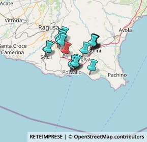 Mappa Via Pegaso, 97016 Pozzallo RG, Italia (10.2445)