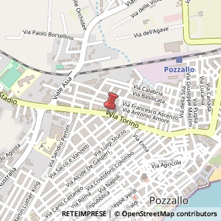 Mappa Via Torino, 63, 97016 Pozzallo, Ragusa (Sicilia)