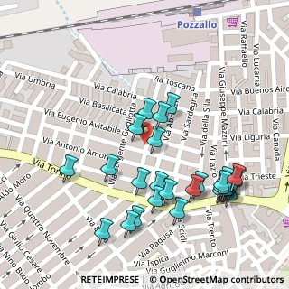 Mappa Via G. Colombo, 97016 Pozzallo RG, Italia (0.14643)