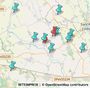 Mappa Via G. Mazzini, 27010 Vistarino PV, Italia (3.92636)