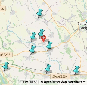 Mappa Via G. Mazzini, 27010 Vistarino PV, Italia (5.56545)