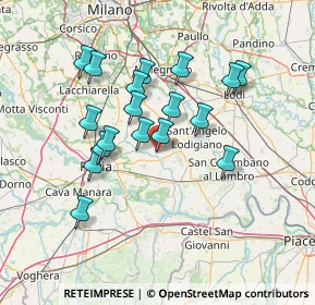 Mappa Via G. Mazzini, 27010 Vistarino PV, Italia (12.605)