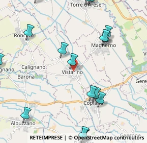 Mappa Via G. Mazzini, 27010 Vistarino PV, Italia (2.9505)