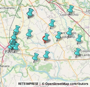 Mappa Via G. Mazzini, 27010 Vistarino PV, Italia (9.3395)