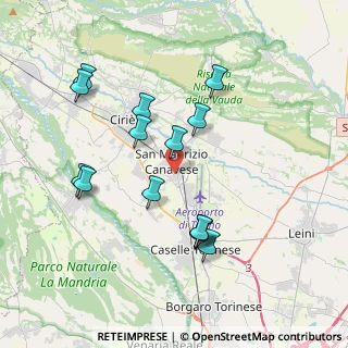 Mappa Via Giovanni Verga, 10077 San Maurizio Canavese TO, Italia (3.74571)