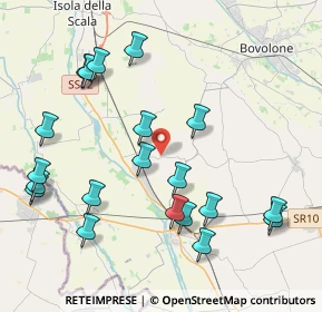 Mappa Via Mezzavilla, 37056 Salizzole VR, Italia (4.6015)