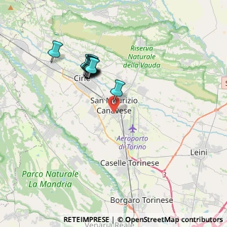 Mappa 10077 San Maurizio Canavese TO, Italia (3.37182)