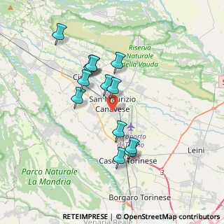 Mappa 10077 San Maurizio Canavese TO, Italia (3.23769)