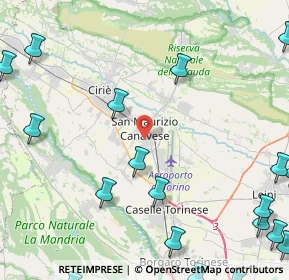 Mappa 10077 San Maurizio Canavese TO, Italia (7.047)