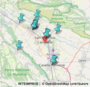 Mappa 10077 San Maurizio Canavese TO, Italia (3.14214)