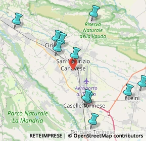 Mappa 10077 San Maurizio Canavese TO, Italia (4.64182)