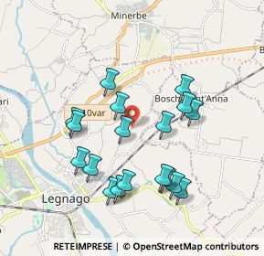 Mappa Via Cà Vecchia, 37045 Legnago VR, Italia (1.78333)