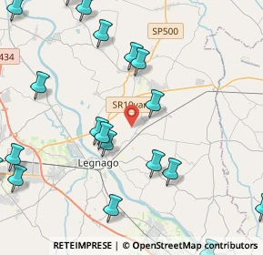 Mappa Via Cà Vecchia, 37045 Legnago VR, Italia (5.816)