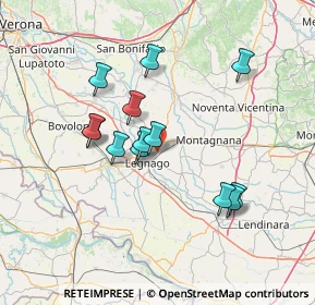 Mappa Via Cà Vecchia, 37045 Legnago VR, Italia (12.62538)