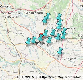 Mappa Via Cà Vecchia, 37045 Legnago VR, Italia (11.404)