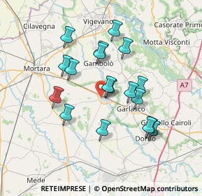 Mappa Via S. Pertini, 27020 Tromello PV, Italia (6.38389)