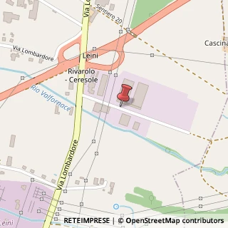 Mappa Via Caselle, 83, 10040 Leini, Torino (Piemonte)