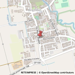Mappa Via Monte Grappa, 19, 26822 Brembio, Lodi (Lombardia)