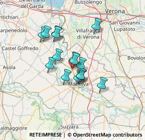 Mappa Via Mantova, 46045 Marmirolo MN, Italia (9.88267)