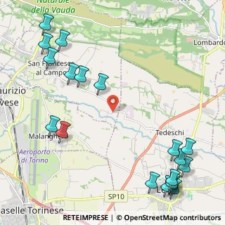 Mappa Via Banni, 10070 San Francesco al Campo TO, Italia (3.09947)