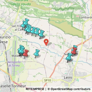 Mappa Via Banni, 10070 San Francesco al Campo TO, Italia (2.187)