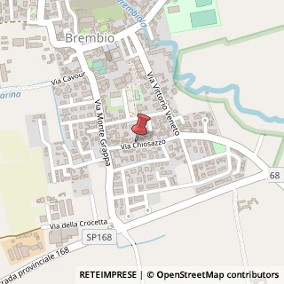 Mappa Via Chiosazzo, 32, 26822 Brembio, Lodi (Lombardia)