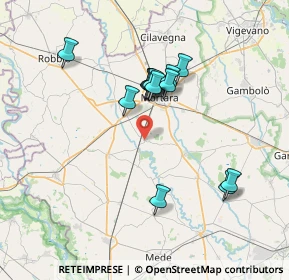 Mappa Via Vittorio Emanuele, 27020 Olevano di Lomellina PV, Italia (6.38077)