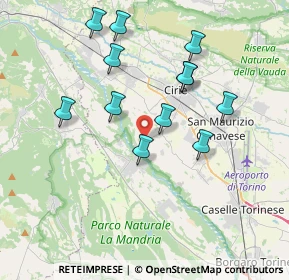 Mappa Località Grange Marsaglia, 10073 Ciriè TO, Italia (3.59667)