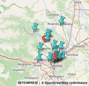 Mappa Località Grange Marsaglia, 10073 Ciriè TO, Italia (12.0325)