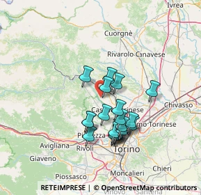 Mappa Località Grange Marsaglia, 10073 Ciriè TO, Italia (11.6055)