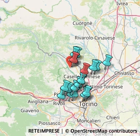 Mappa Località Grange Marsaglia, 10073 Ciriè TO, Italia (10.765)