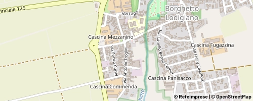 Mappa Borghetto Lodigiano