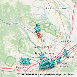Mappa Via A. Bertalazona, 10077 San Maurizio Canavese TO, Italia (12.105)