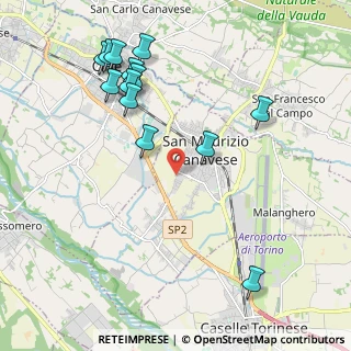 Mappa Via A. Bertalazona, 10077 San Maurizio Canavese TO, Italia (2.33692)