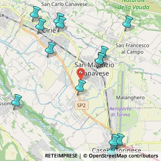 Mappa Via A. Bertalazona, 10077 San Maurizio Canavese TO, Italia (2.86429)