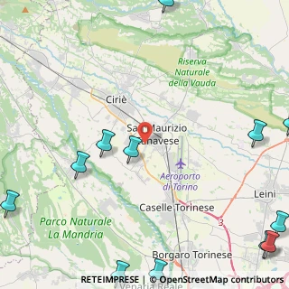 Mappa Via A. Bertalazona, 10077 San Maurizio Canavese TO, Italia (7.59357)