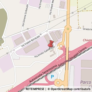 Mappa Via Emilio Gallo, 27, 10034 Chivasso, Torino (Piemonte)