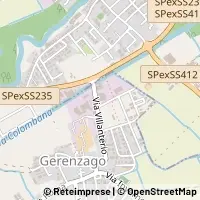 Hartă Villanterio