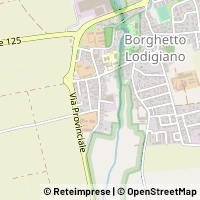 Mapa Borghetto Lodigiano