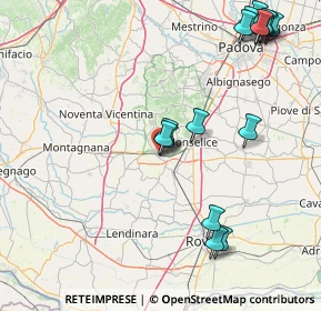 Mappa Via Belle, 35042 Este PD, Italia (19.57875)