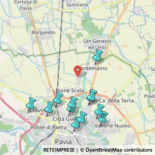 Mappa Via Monsignor Faustino Gianani, 27100 Pavia PV, Italia (2.36167)